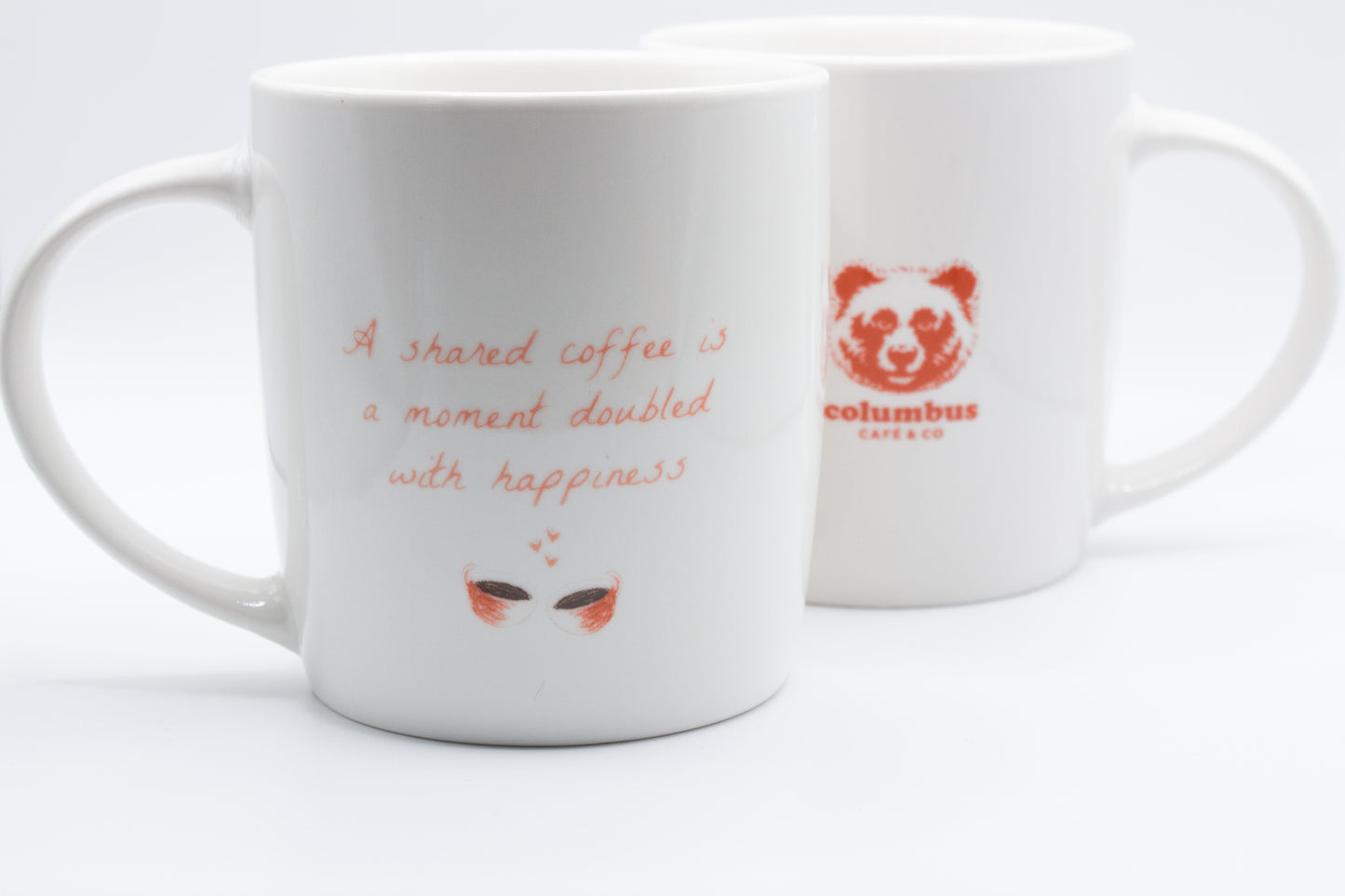 ENGLISH Valentine Mugs - Columbus Café (Box of 20 mugs)