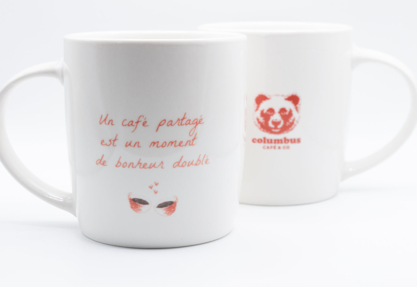 FRENCH Valentine Mugs - Columbus Café (Box of 20 mugs)