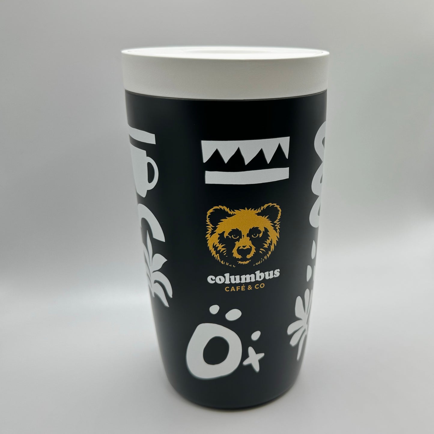 Insulated Mugs - Columbus Café - Black (Box of 20)