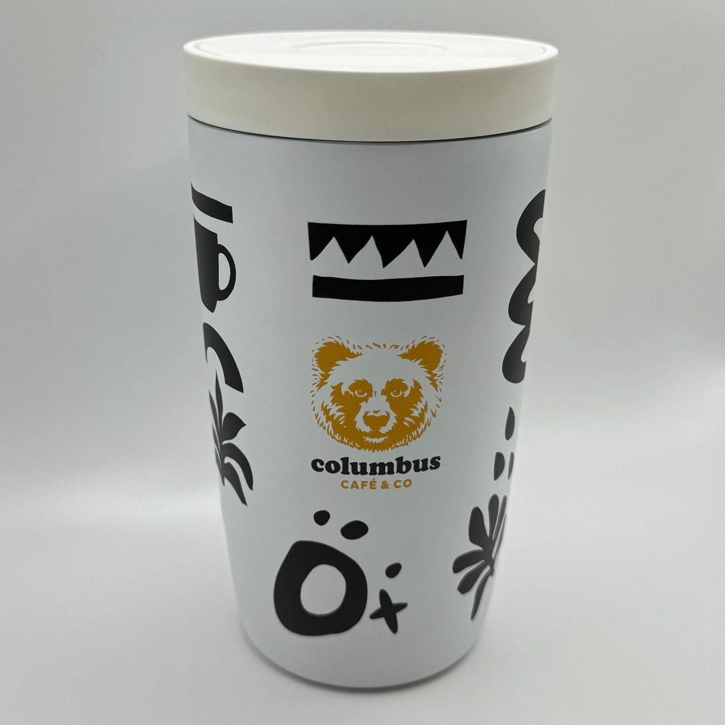 Insulated mug - Columbus Café - White (Box of 20)