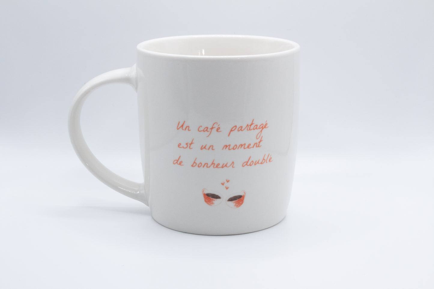 FRENCH Valentine Mugs - Columbus Café (Box of 20 mugs)